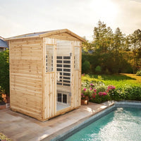 Lomant 4 - Person Far-Infrared Outdoor Sauna Room
