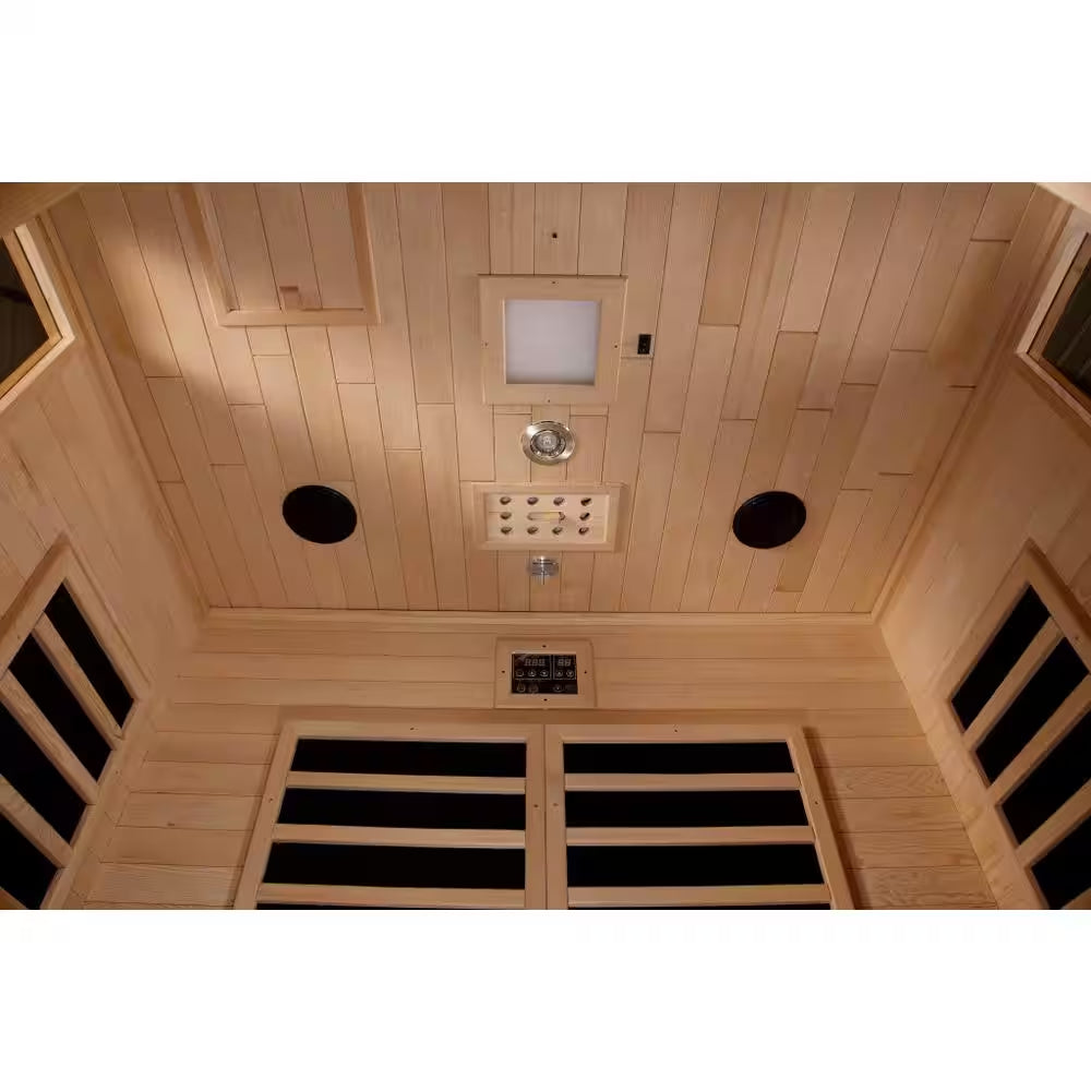Infracolor 2-Person Upgraded Far Infrared Sauna with 6 Dual Tech Heaters
