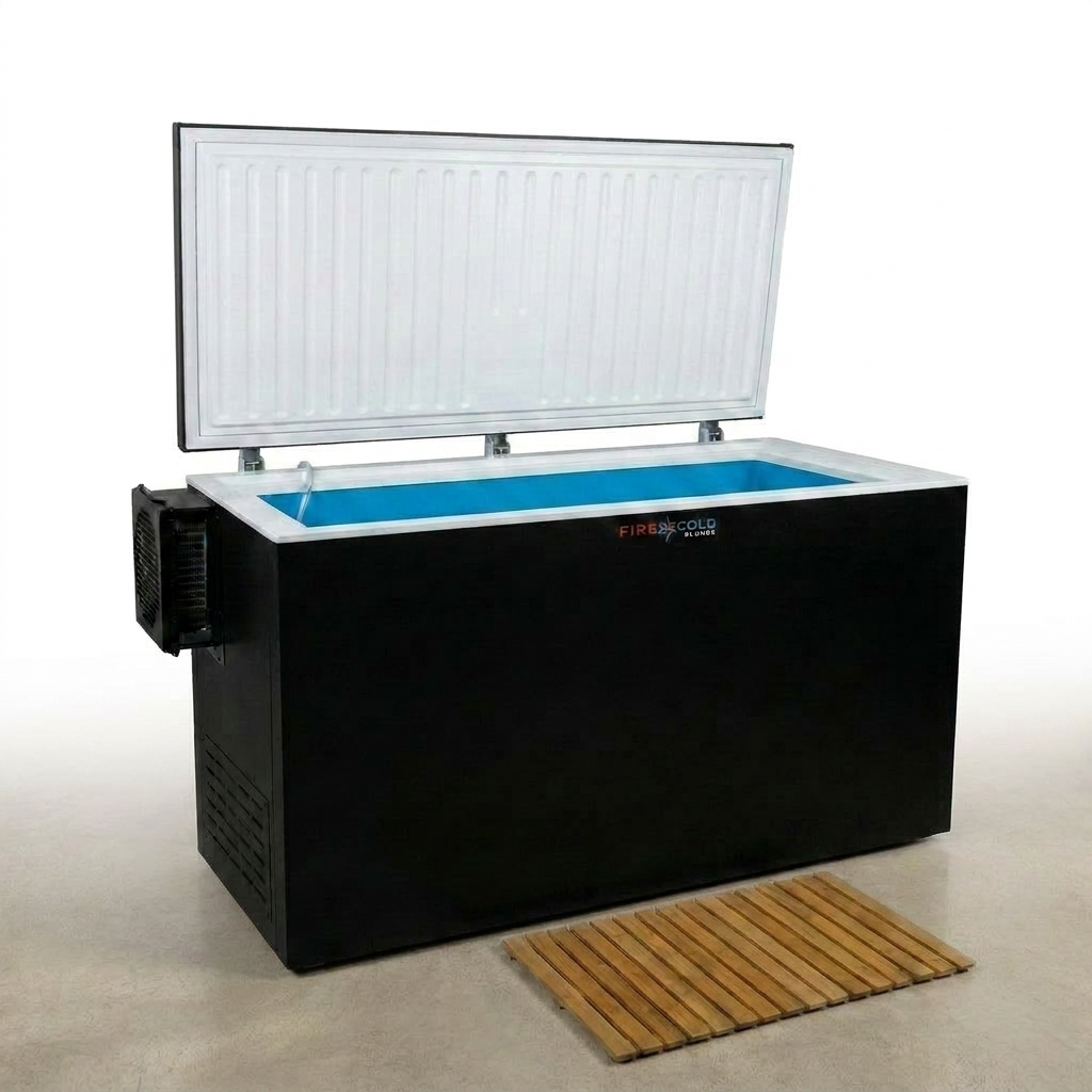 Cold Plunge Tub Built for Home Recovery, 33F Cooling, Ozone Sanitation, Winterized to -20F, UV Resistant — Studio Shot