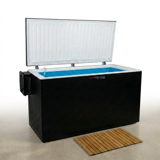 Cold Plunge Tub Built for Home Recovery, 33F Cooling, Ozone Sanitation, Winterized to -20F, UV Resistant — Studio Shot
