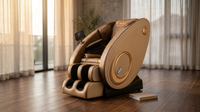 Massage Chair Zero Gravity Full Body with Heating and Bluetooth - Gold — Lifestyle