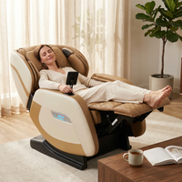 Massage Chair Zero Gravity Full Body with Heating and Bluetooth - Gold — Lifestyle